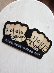 Image of hard trouble stickers