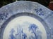 Image of A Mid 19th century Gothic Blue and White Transferware Plate