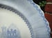 Image of A Superb Scalloped Blue Transferware Plate.