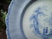 Image of A Superb Scalloped Blue Transferware Plate.