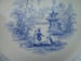 Image of A Romantic Blue and White Transferware Plate, Mid 19th Century