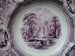 Image of A Romantic Purple and White Transferware Plate