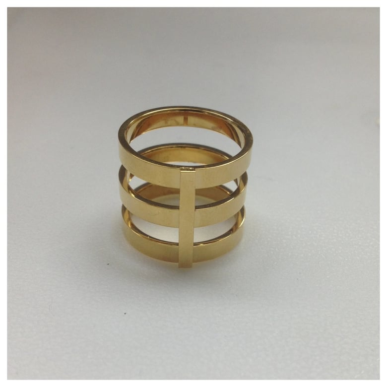 Image of Tri Band Knuckle Ring