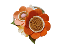 Image 1 of Handmade Felt Floral Headband (D)
