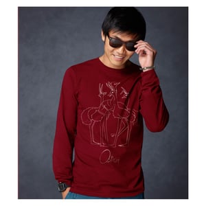 Image of Long Sleeve Ostrch Bunny Crew Neck