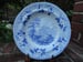 Image of A Lovely  Pastoral Mid 19th Century Blue and White Transferware Soup Plate
