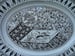 Image of A Suberb Small Aesthetic  Dark Brown/Black and White Transferware  Platter