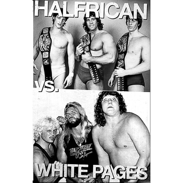 Image of HALFRICAN VS WHITE PAGES SPLIT CASSETTE!