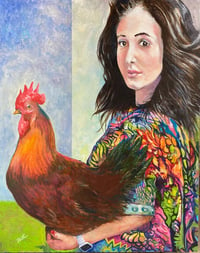 Image 1 of GIRL WITH CHICKEN, OAXACA
