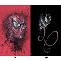 Image 1 of Spider-Man / Venom Art Print Selection 