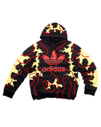 Image 5 of Reworked Cracky Flow Adidas Hoodie Size M
