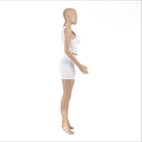 Image 2 of Plain One Shoulder Bandage Skirt Set / PRE ORDER
