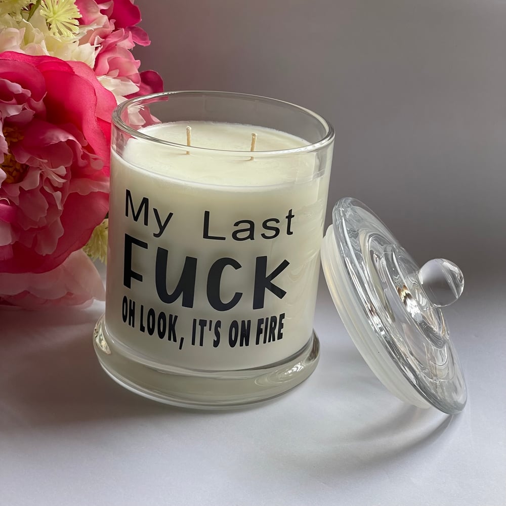 My Last F**k Candle (Double Wicks)