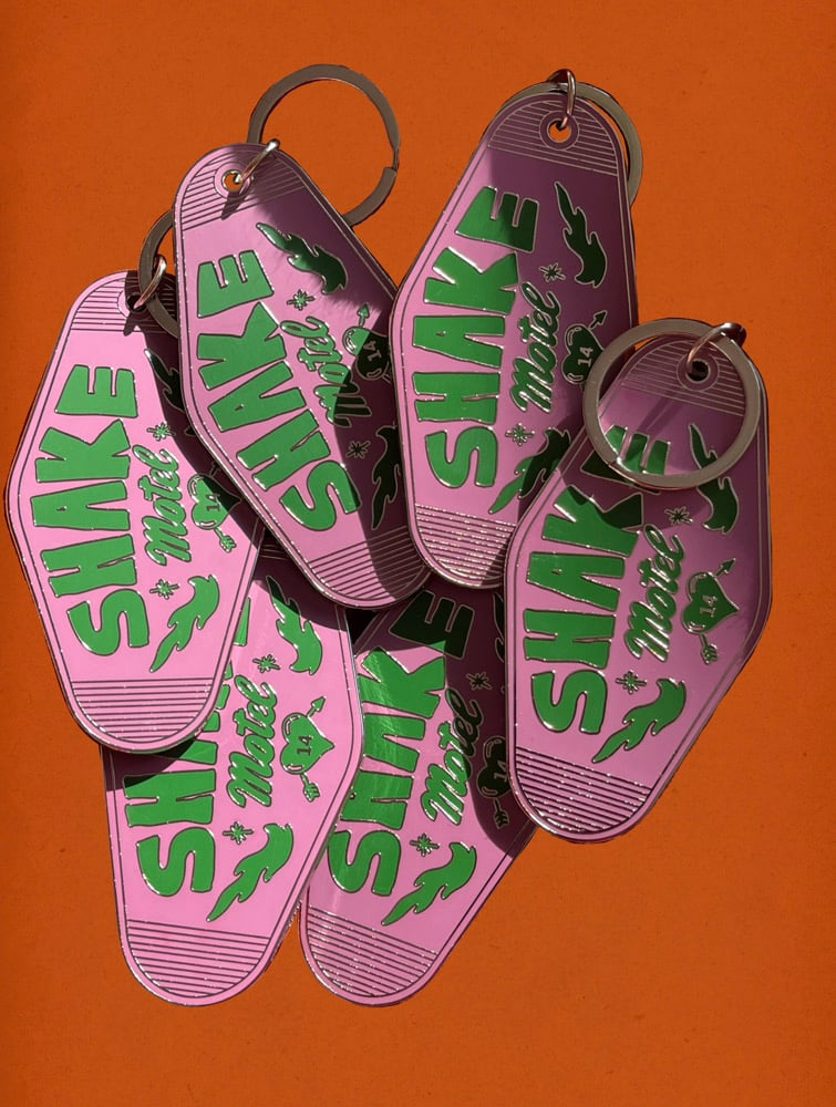 Image of Metal hotel keyring