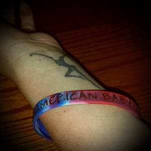 Image of AMERICAN BABY silicone bracelet 