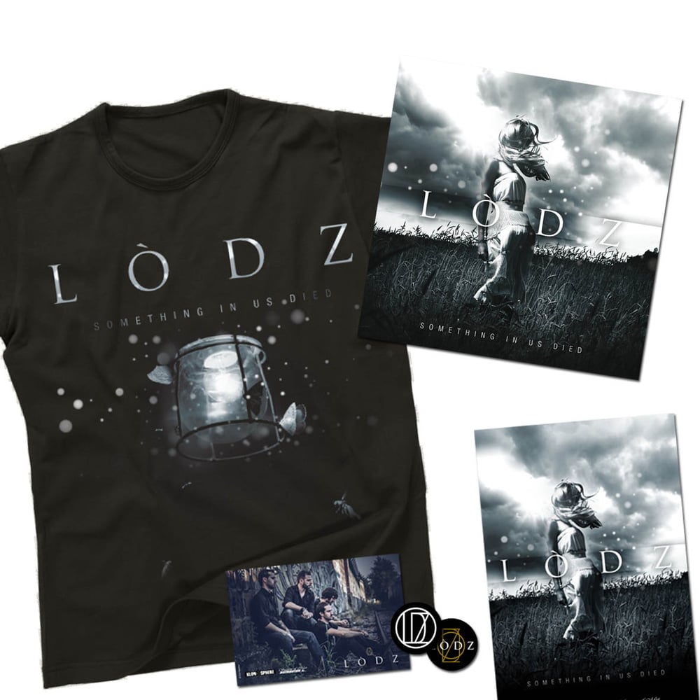Image of LODZ // PACK Album "Something in Us Died" + T-shirt + Goodies - PREVENTE !!