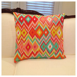 Image of Pillow Cover: Multi Ikat