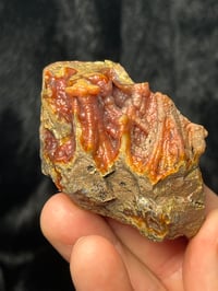 Image 6 of Red Botryoidal Chalcedony Specimen Peru #2432