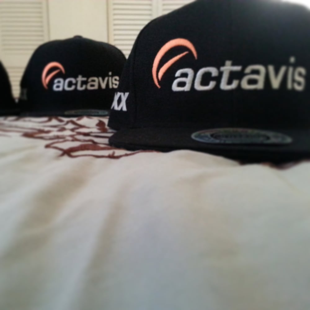 Image of RXXX Actavis Snapback Black/White/Orange