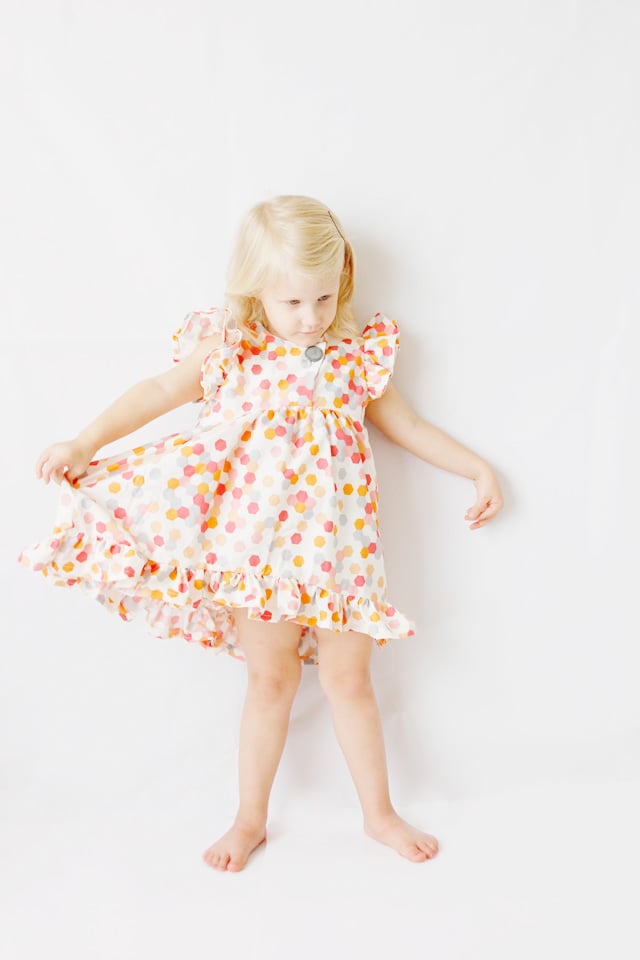 Image of the DAYDREAM ruffle dress PDF sewing pattern