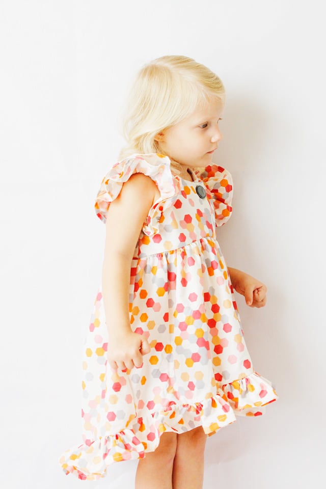 Image of the DAYDREAM ruffle dress PDF sewing pattern