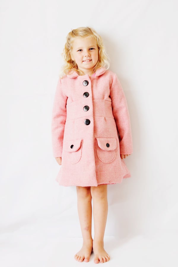 Image of the BUBBLEGUM coat PDF sewing pattern