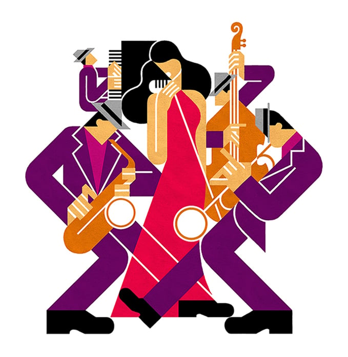 Image of Jazz quintet
