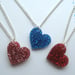 Image of Glitter Heart Necklace
