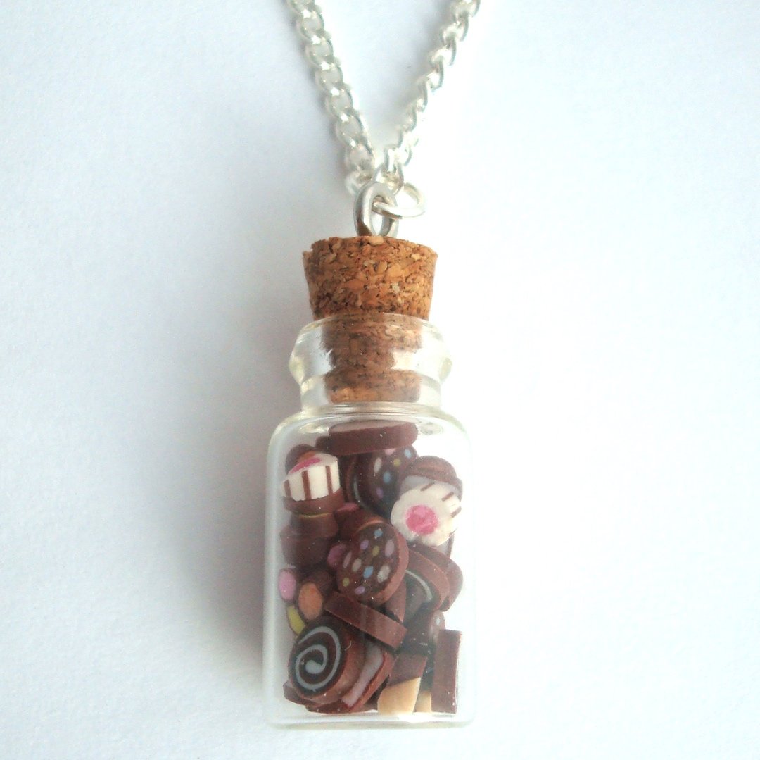 Jelly Button Jewellery — Chocolate Jar Necklace