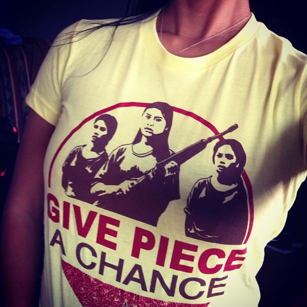 Image of "Give Piece a Chance" shirt