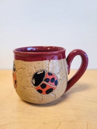 Image 3 of Ladybug Speckled Mug