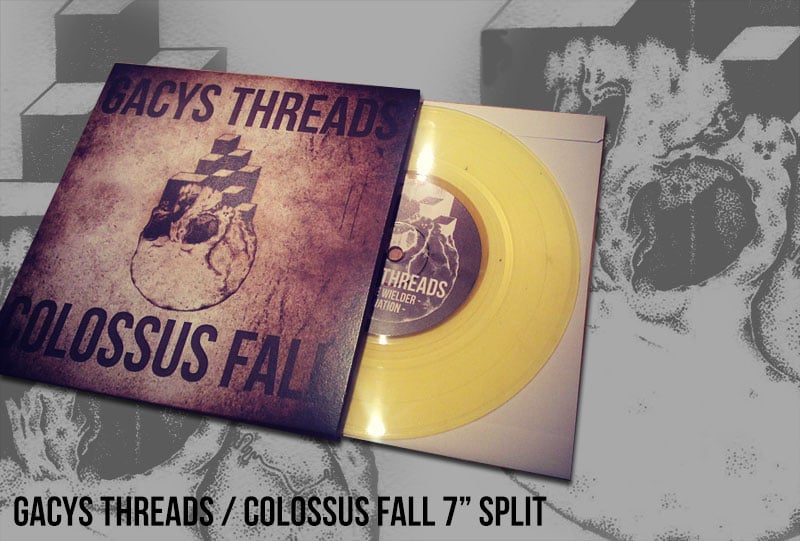 Image of Gacys Threads / Colossus Fall 7" split