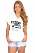 Image of adventure or nothing v-neck tee