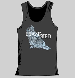 Image of Bird Eater (gray/blue tank)