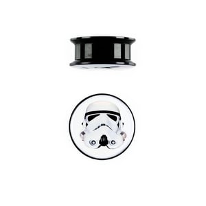 Image of Stormtrooper acrylic plugs