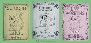 Image of Victorian Advice Animal Postcard Set 