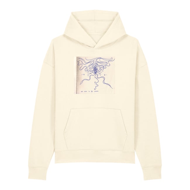 Not easy to be human - Unisex organic cotton hoodie