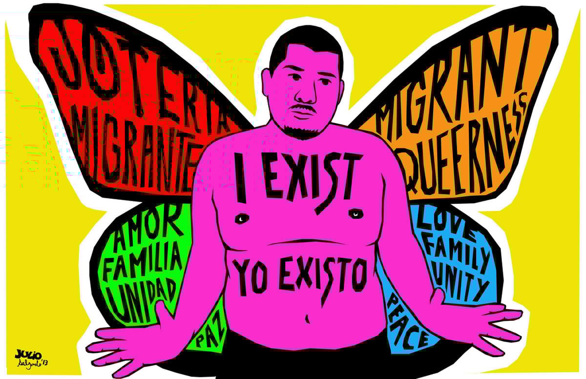 Queer butterfly julio salgado art
