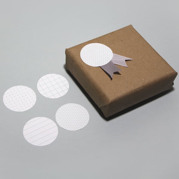 Image of Paper gift stickers