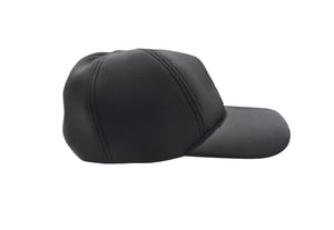 Image of NT - BLACK NEOPRENE SNAPBACK BASEBALL CAP