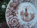 Image of A Superb Nautical English Aesthetic Brown and White Transferware Plate