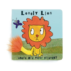 Image of Cute lonely lion board book