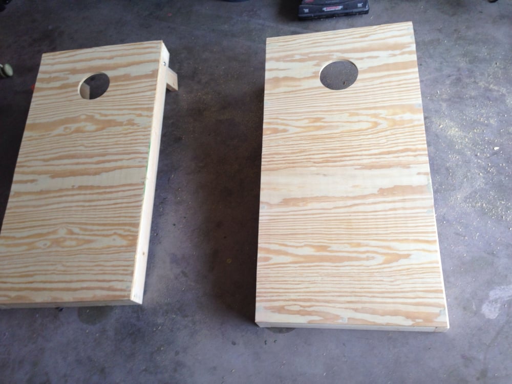 Image of Cornhole Boards-Unfinished