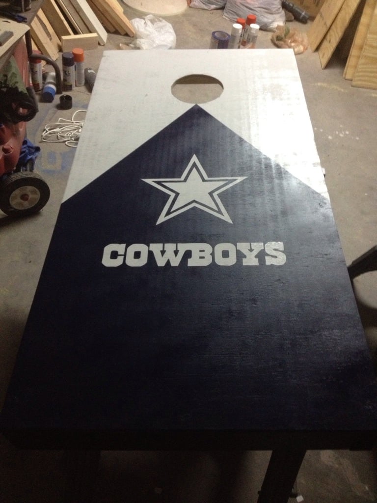 Dallas Cowboys Cornhole Boards / Ringer Backyard Games