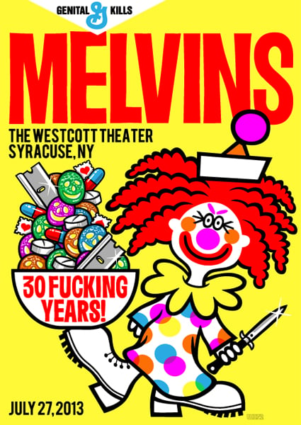 Image of Melvins Syracuse 30th Anniversary Tour