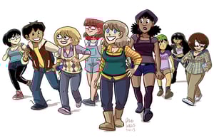 Image of Dumbing of Age: "Joyce's Nine" poster