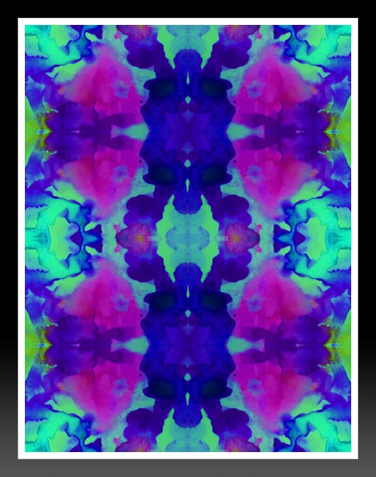 Image of Indigo Butterfly Art Print