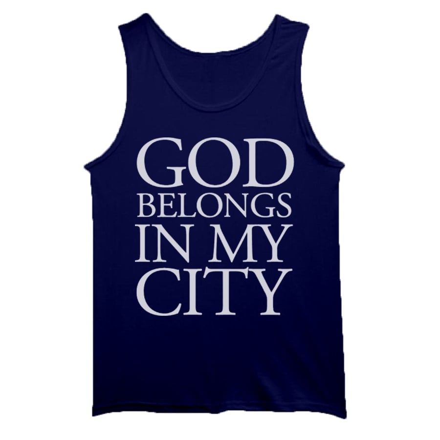 Image of Navy Blue Tank Top