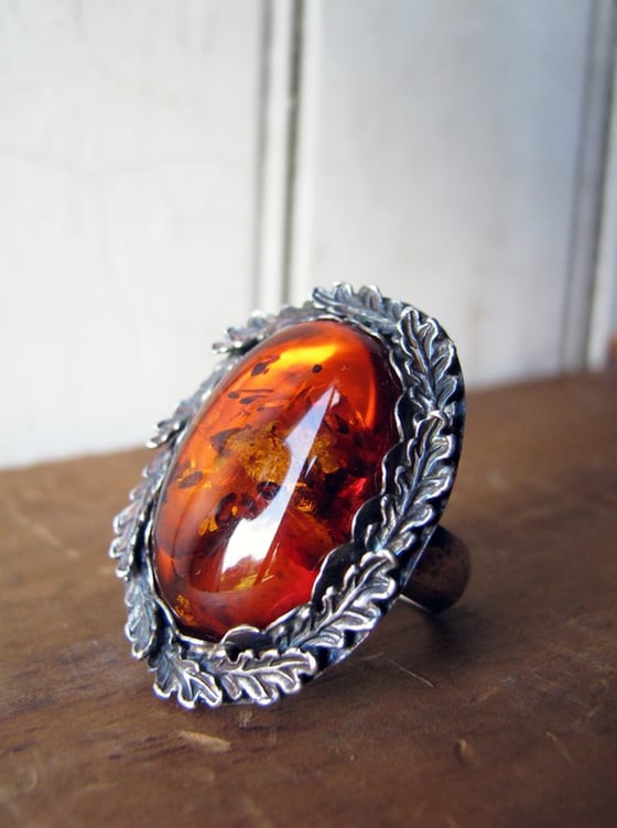 Image of Deep into the Woods- Amber Ring
