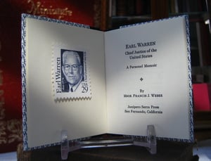 Image of "Earl Warren" Miniature Book
